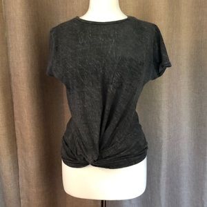 Deep Gray Francesca’s Knot Shirt